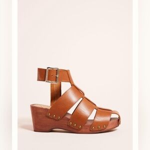 Kelsi Dagger Brooklyn Jasper Sandals size 8.5 honey brown.